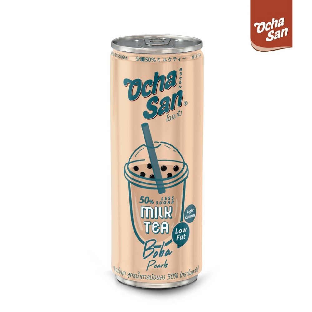 Ocha San Less Sugar Milk Tea 230ml