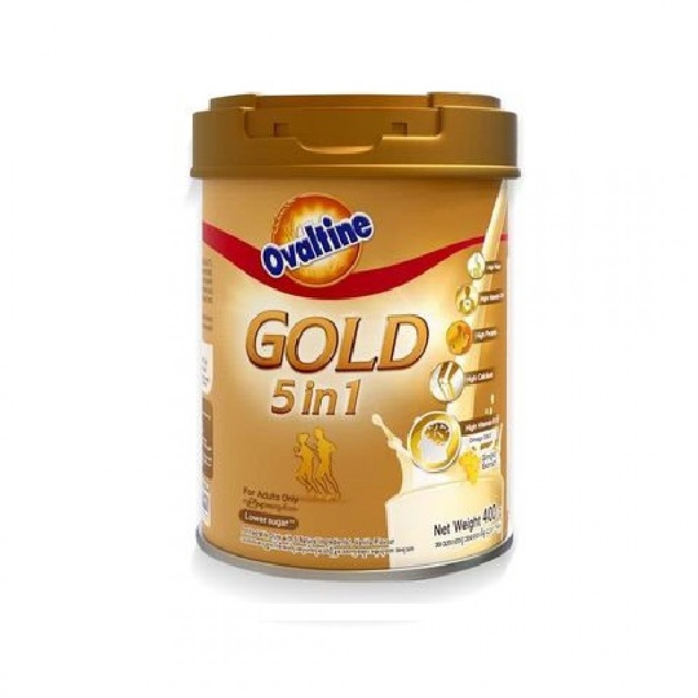 Ovaltine Gold 5in1 Adult Milk Powder 400g (အိုဗာတင်းနို့မှုန့်)