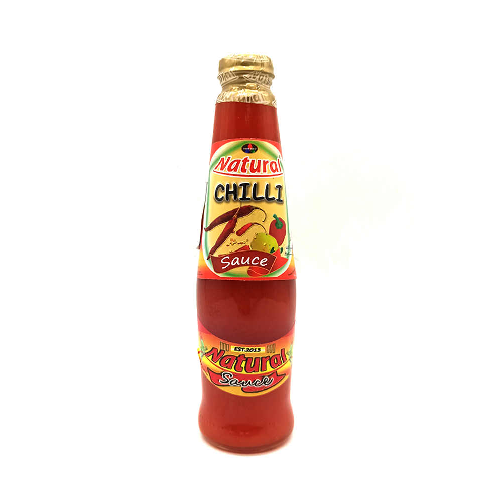 Natural Chilli Sauce With Garlic Medium Hot 330ml