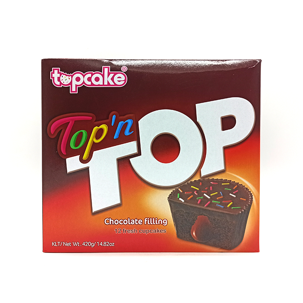 Top Cake Top'n Cupcakes Chocolate Filling 12's 420g