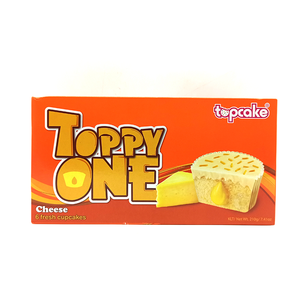 Top Cake Toppy One Cupcakes Cheese Filling 6's 210g