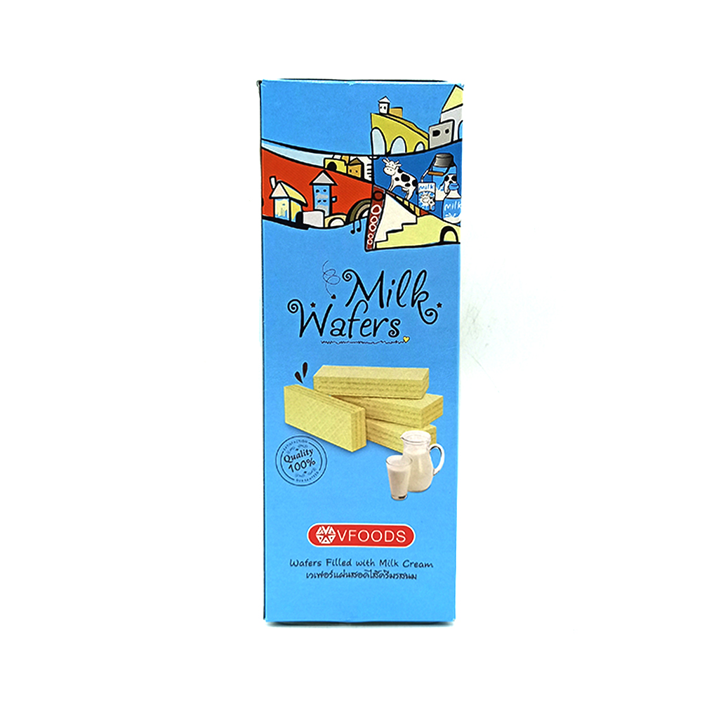 V Food Wafers Filled With Milk Cream 100g