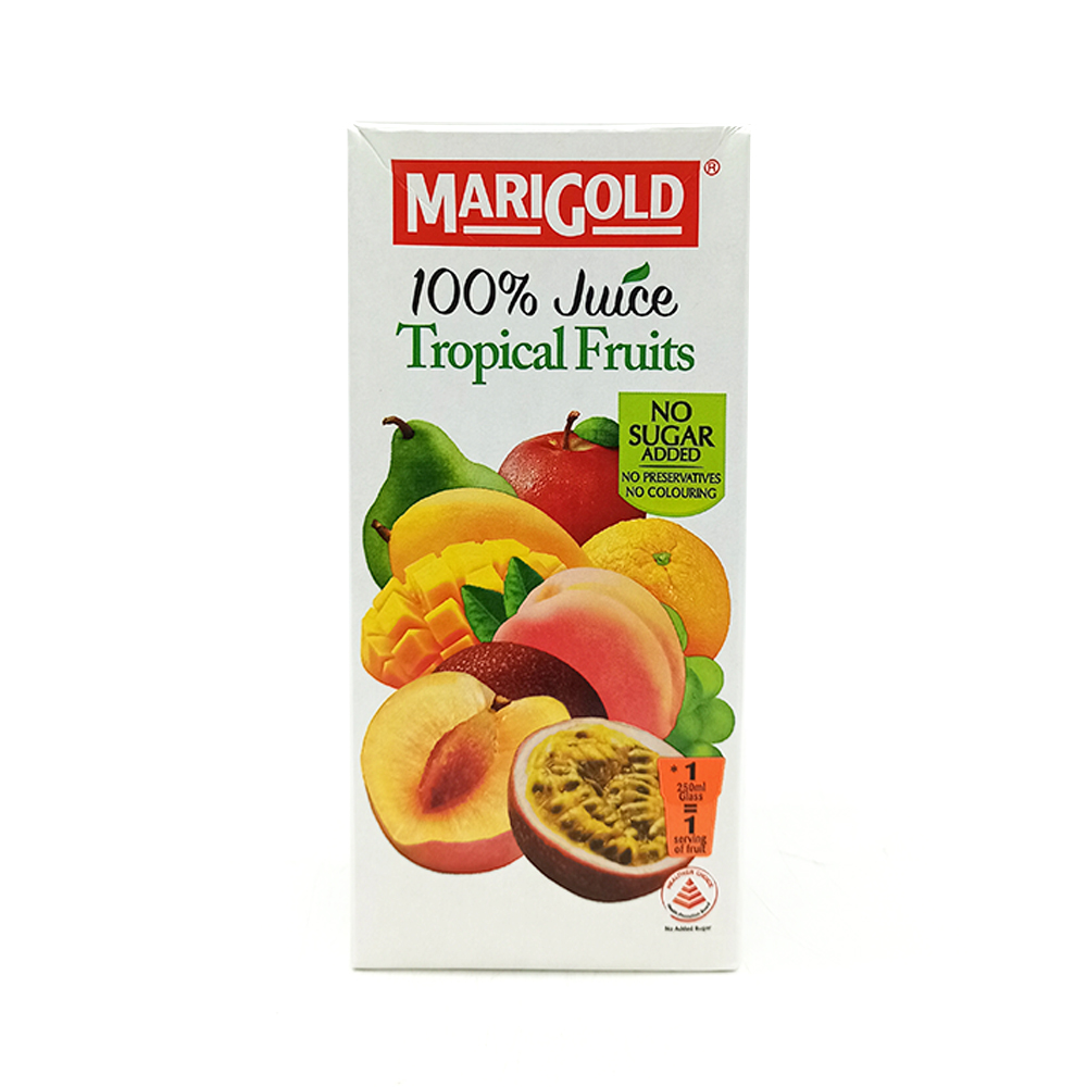 Marigold 100% Juice Tropical Fruits 1Ltr