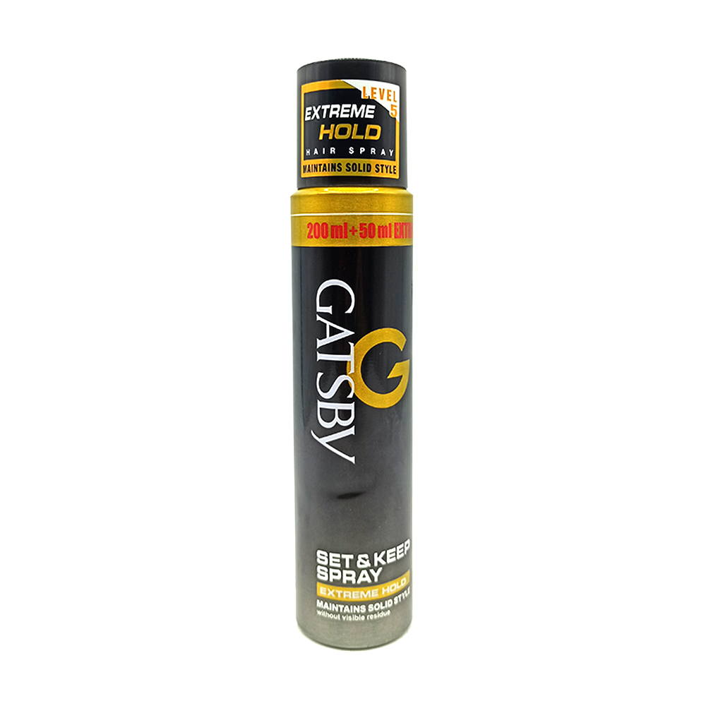 Gatsby Men Set & Keep Hair Spray Extreme Hold 170g