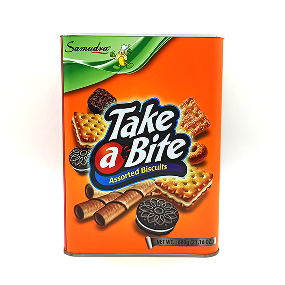 Samudra Take A Bite Assorted Biscuits Tin 600g