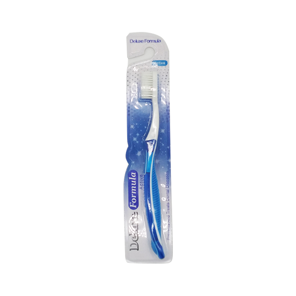 Deluxe Formula Toothbrush Prevents And Treatsb Dental Diseases Active