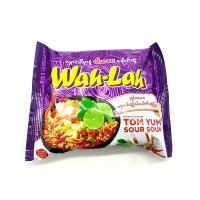 Wah-Lah Instant Noodle Shrimp Flavoured Tom Yam Sour Soup 55g ** Buy 5 Pcs Get 1 Pcs of Coconut**01 Feb to 28Feb** 