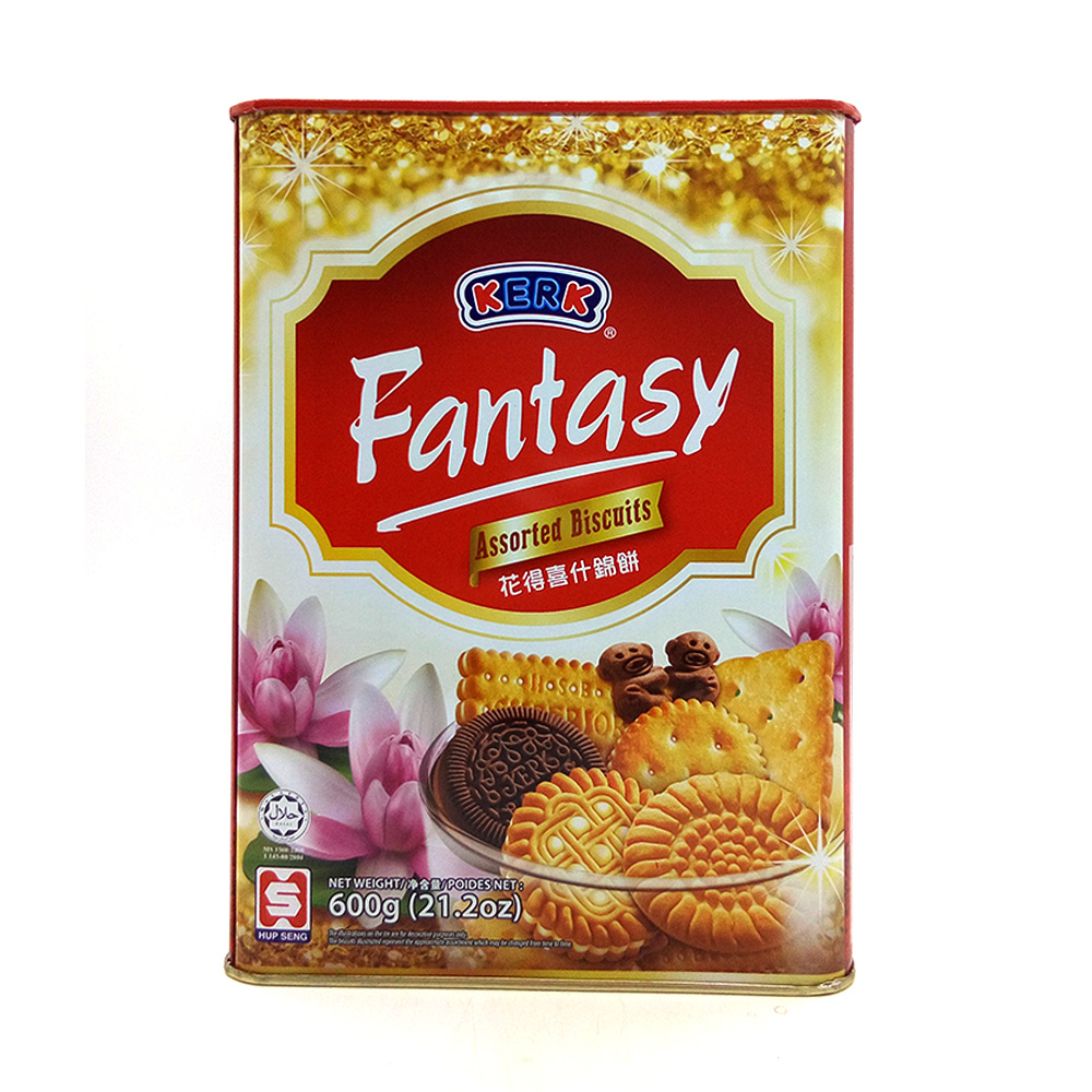 Kerk Fantasy Assorated Biscuits Tin 600g