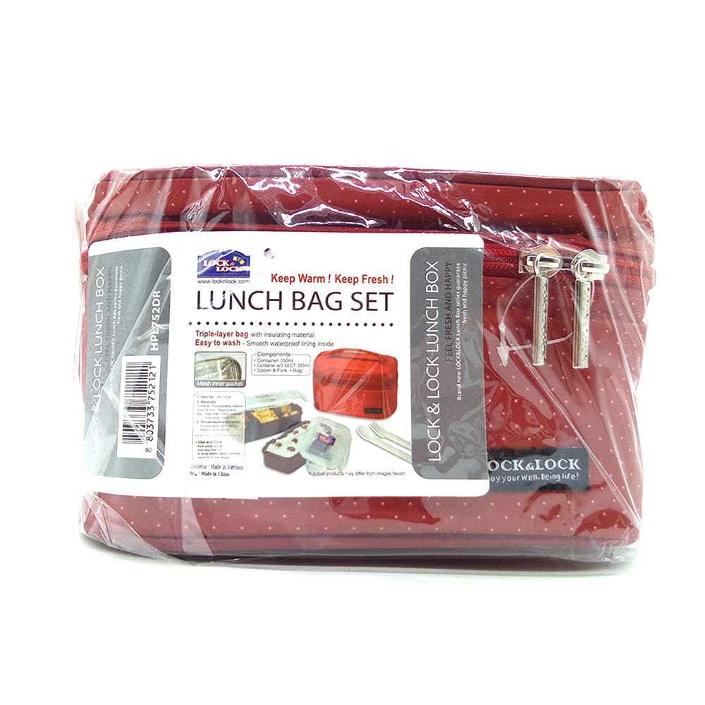 Lock & Lock Lunch Bag Set HPL752DR