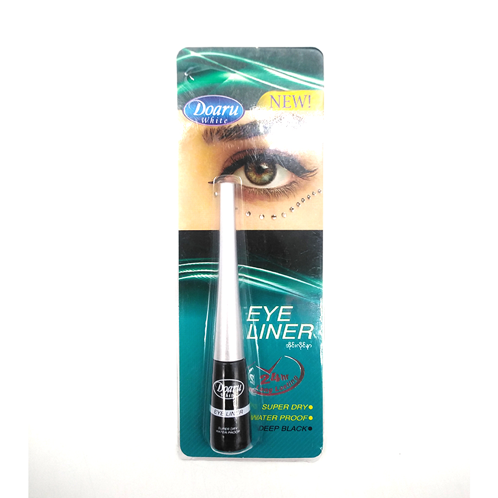 Doaru White Eyeliner Super Dry Waterproof 5ml (Deep Black)