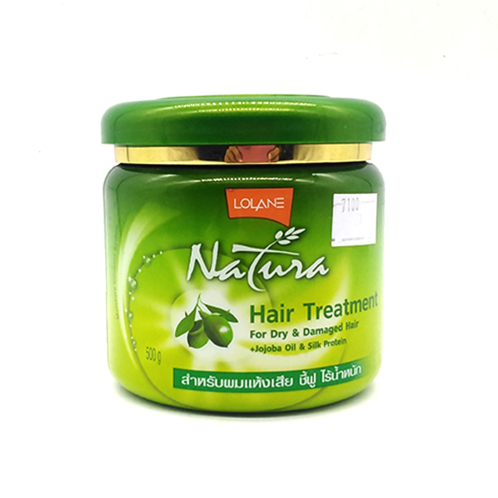 Lolane Natura Hair Treatment For Dry & Damaged Hair + Jojoba Oil & Silk Protein 500g