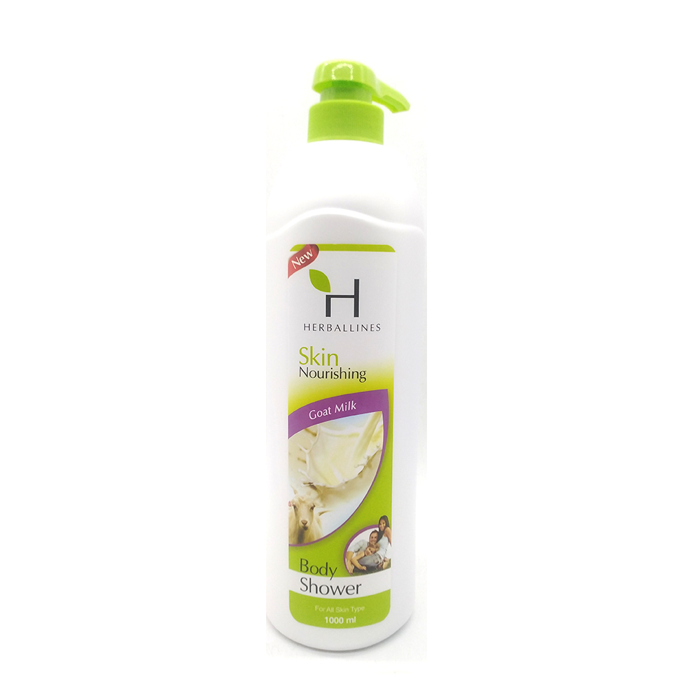 Herballines Skin Nourishing Goat Milk Body Shower 1000ml
