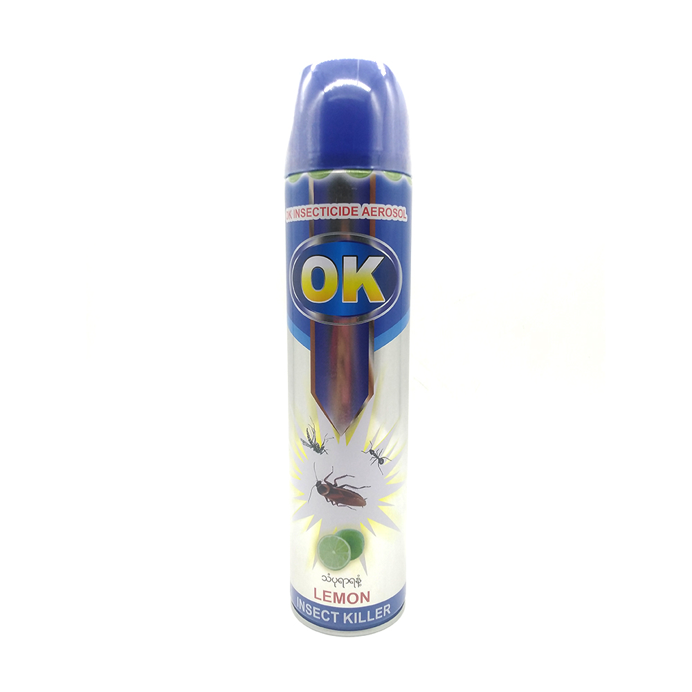 Ok Insecticide Aerosol Insect Killer Spray With Jasmin 600ml