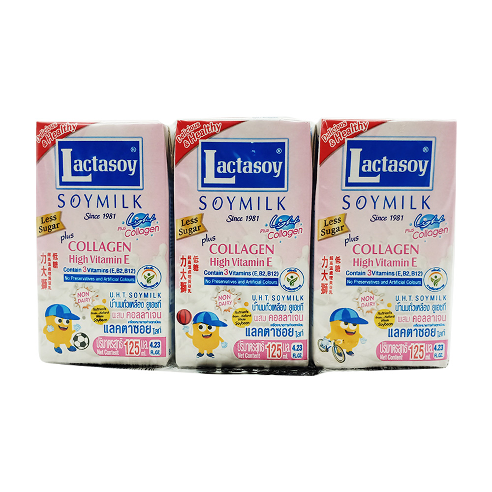 Lactasoy Soy Milk Collagen 6's 750ml