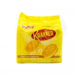 Happy Krakker Cheese Flavoured Cream Crackers Sandwich 12's 180g