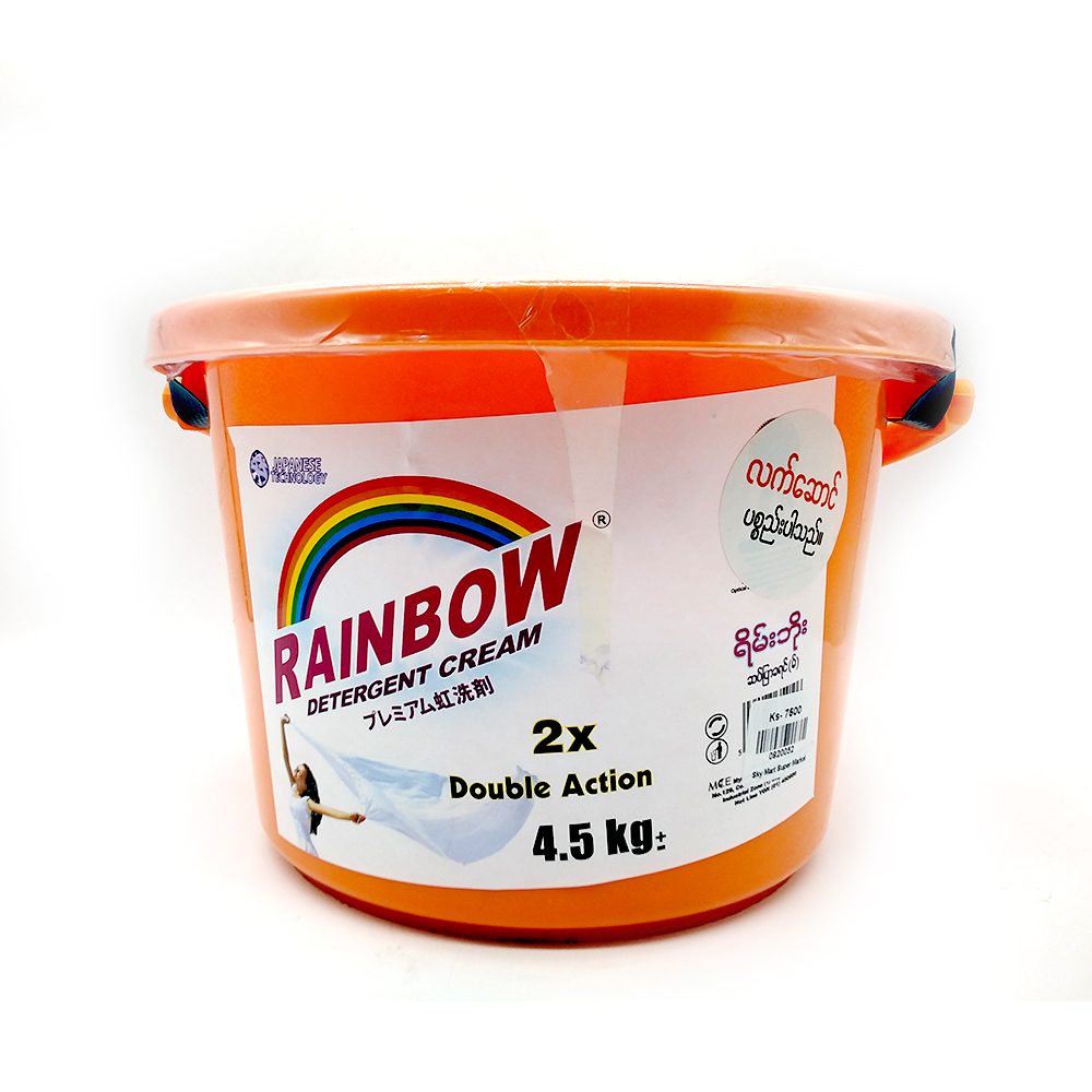 Raibow Detergent Cream 2X Doudle Action 4.5Kg