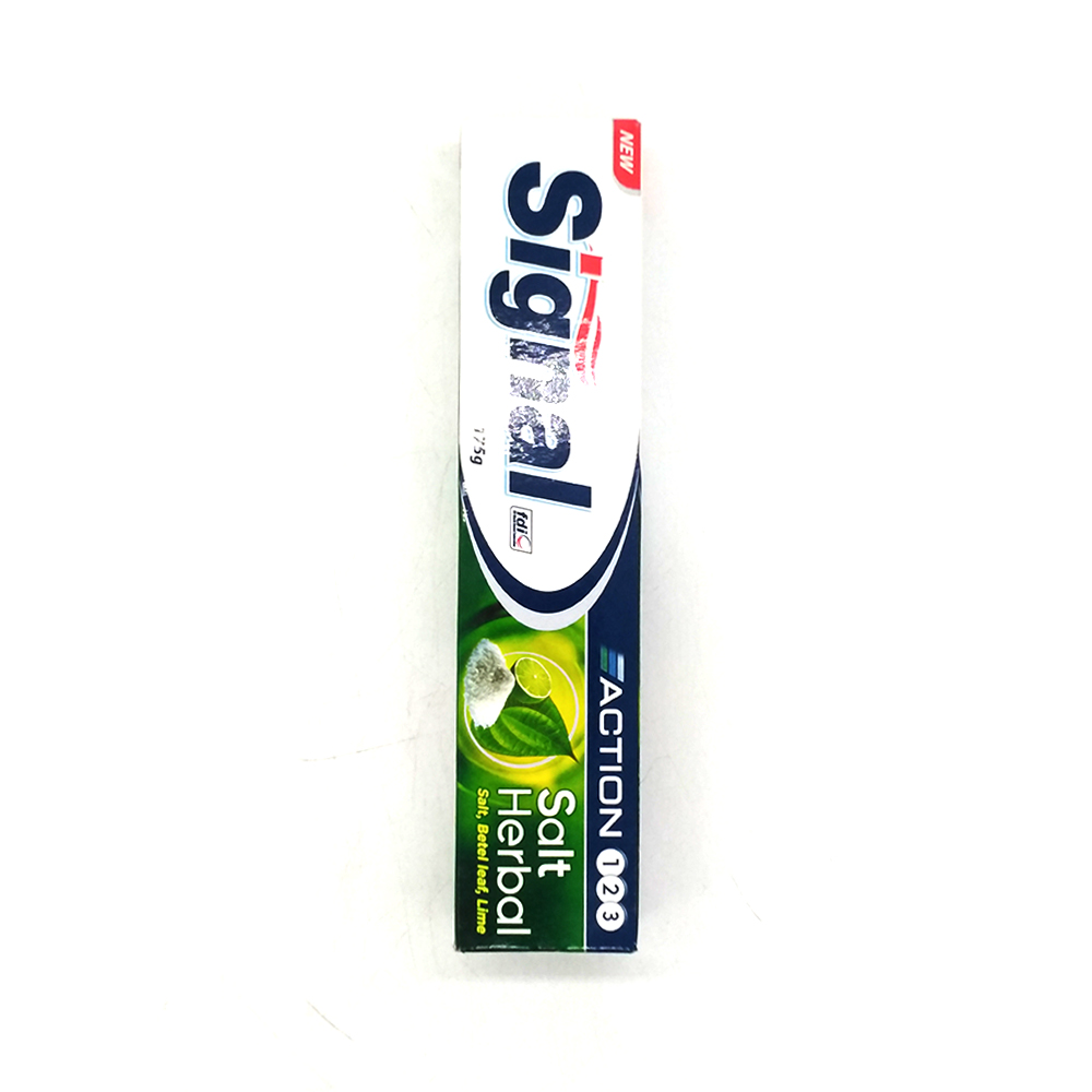 Signal Action Adult Toothpaste Salt Herbal 175g