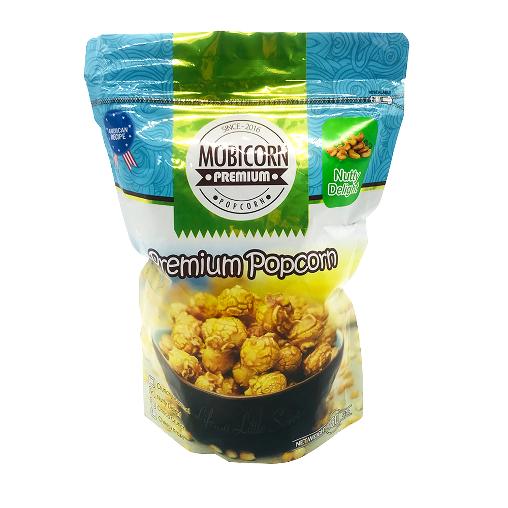 Mobicorn Premium Popcorn Nutty Delight 150g 