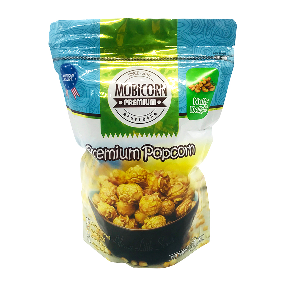 Mobicorn Premium Popcorn Nutty Delight 150g