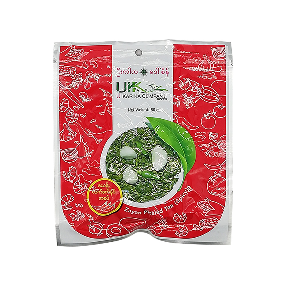 U Kar Ka Zayan Pickled Tea (Spicy) 80g