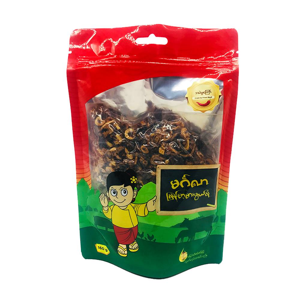 Mingalar Crunchy Fried Beef Spicy 160g