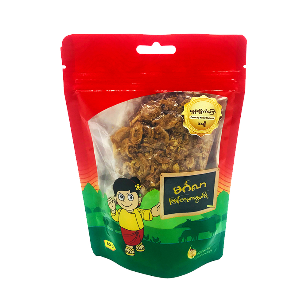 Mingalar Crunchy Fried Shrimps Sweet 80g