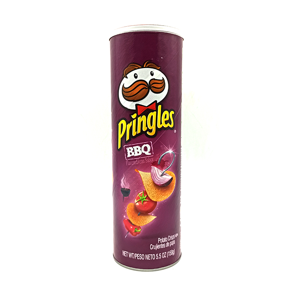 Pringle Potato Crisps BBQ Flavour 158g