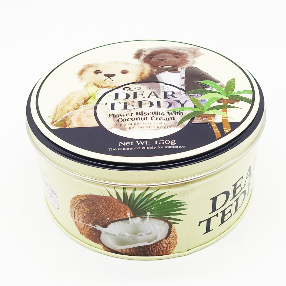 V Food Dear Teddy Flower Biscuits With Coconut Cream 150g