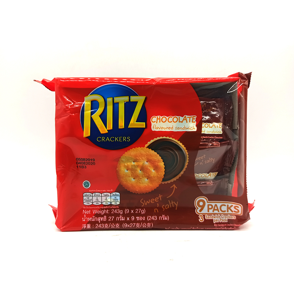 Ritz Sandwich Cracker Chocolate Flavour 12's 324g
