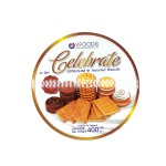 V Food Celebrate Assorted Biscuits Tin 400g (White)
