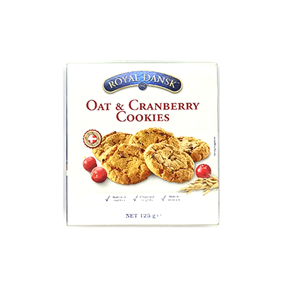 Royal Dansk Oat & Cranberry Cookies 125g
