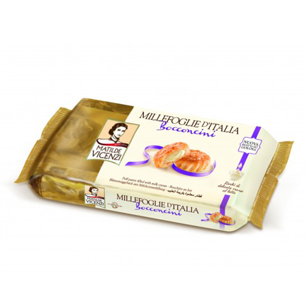 Vicenzi Becconcini Puff Pastry With Milk Cream 125g