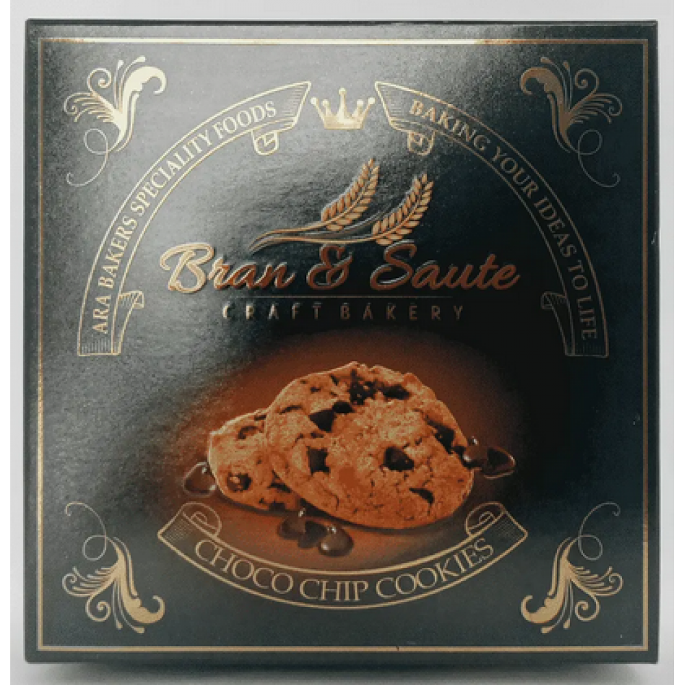 Bran and Saute Chocolate Cookies Paper Box 100g