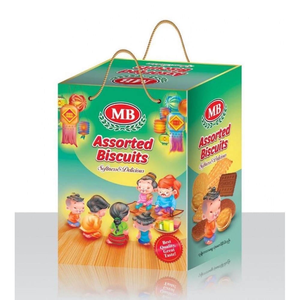 MB Assorted Biscuits Seasonal Gift Box (Green) 415g 
