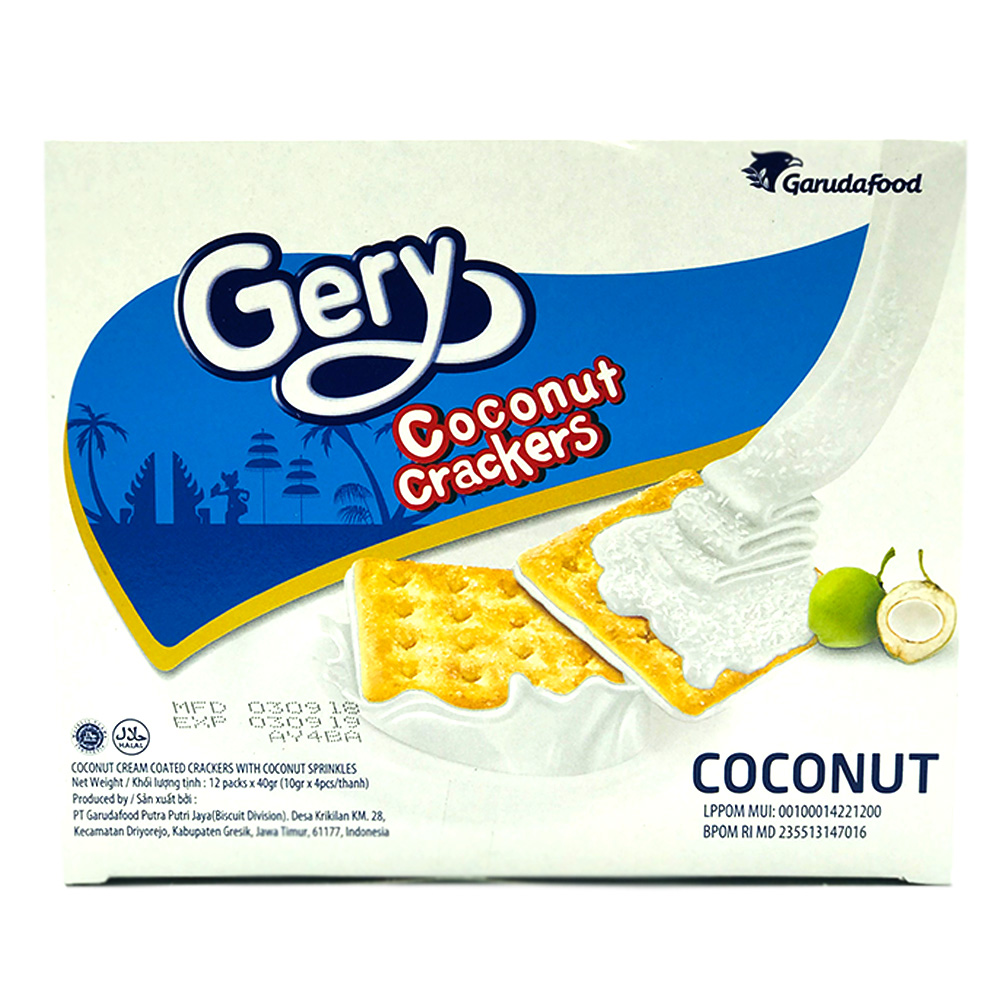 Gery Coconut Cracker 12s 480g