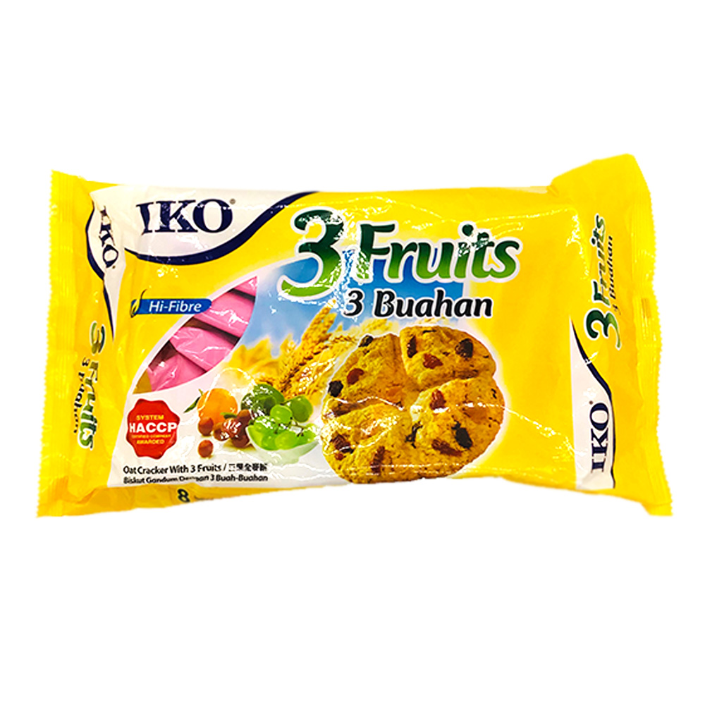IKO Cracker With 3 Fruits 8's 178g