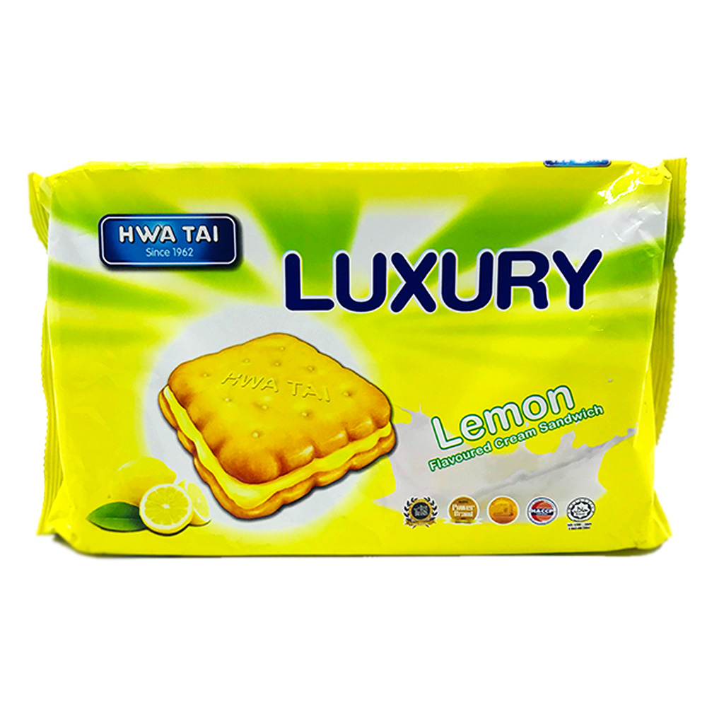 Luxury Cracker Lemon Flavoured Cream Sandwich 10's 200g