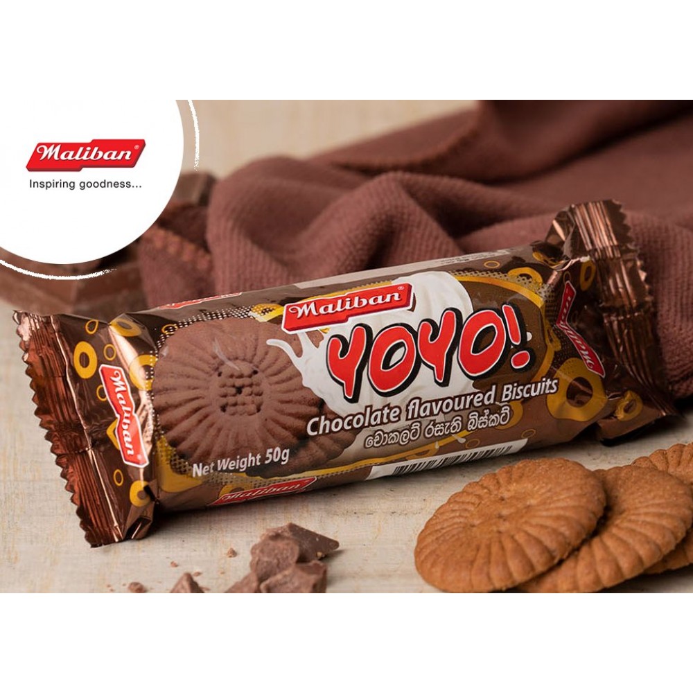 Maliban Yo Yo Chocolate Biscuits 50g
