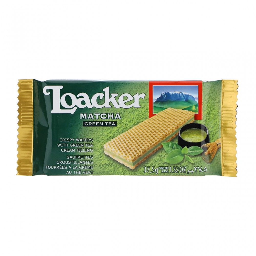 Loacker Speciality Wafer Matcha Green Tea 37.5g