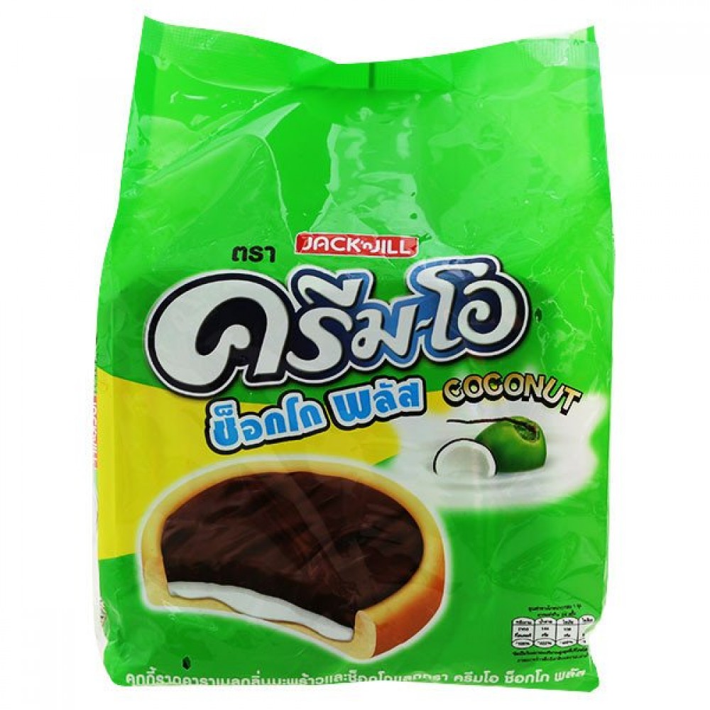 CREAM-O Choco Plus Crunchy Cookies with Coconut + Chocolate 15 g