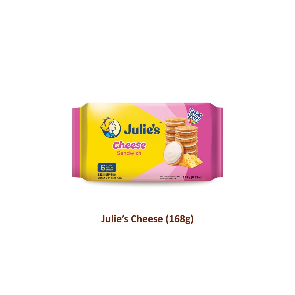 Julie's Biscuits Cheese Sandwich 12's 168g
