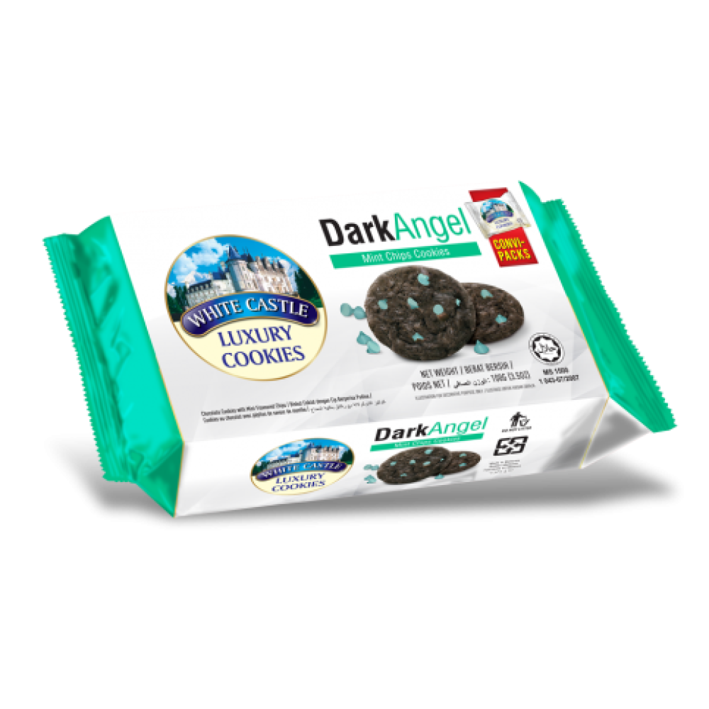  White Castle Dark Angel Mint Chips Cookies 100g