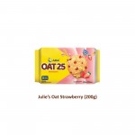 Julie's Biscuits Oat 25 With Strawberry Pieces 8's 200g