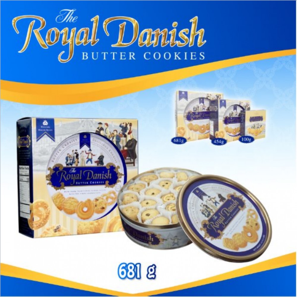 The Royal Danish Butter Cookies 681g