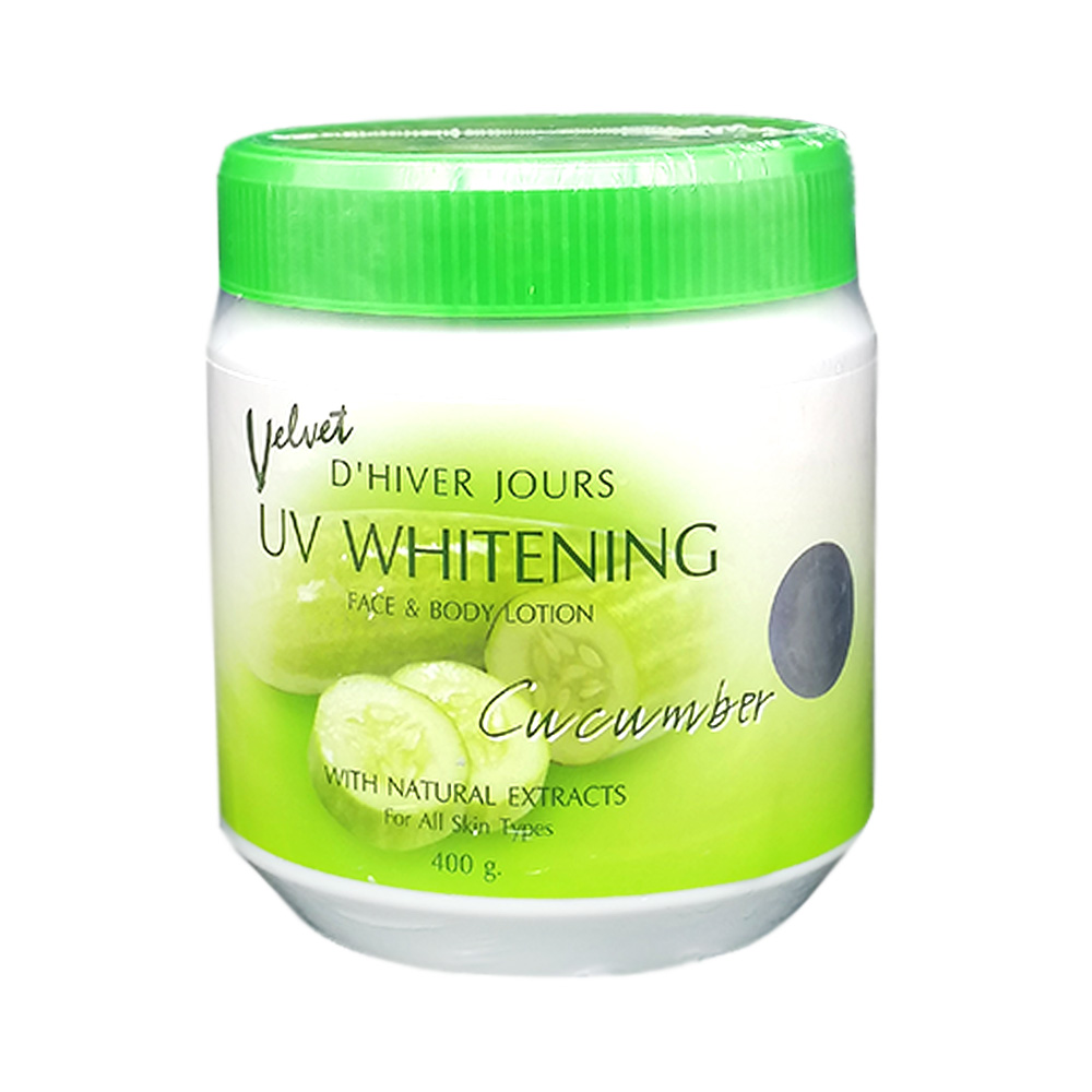 Velvet UV Whitening Lotion Cucumber 400g