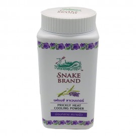 Snake Brand Prickly Heat Cooling Powder Fresh Lavender 50g