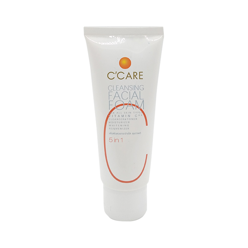 C'Care 5 in 1 Vitamin C Cleansing Facial Foam 50g