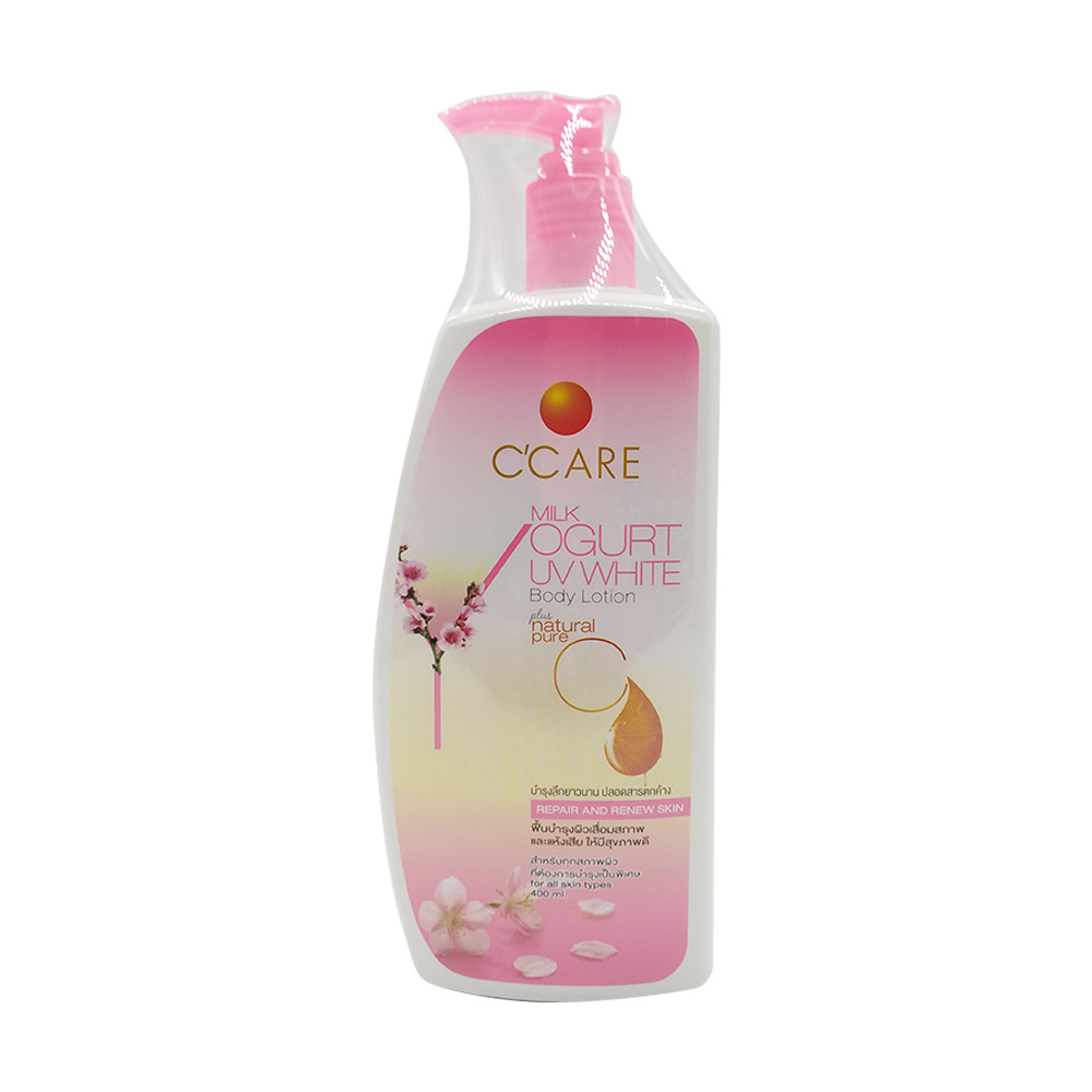 C'Care Milk Yogurt UV White Body Lotion Repair And Renew Skin 400ml