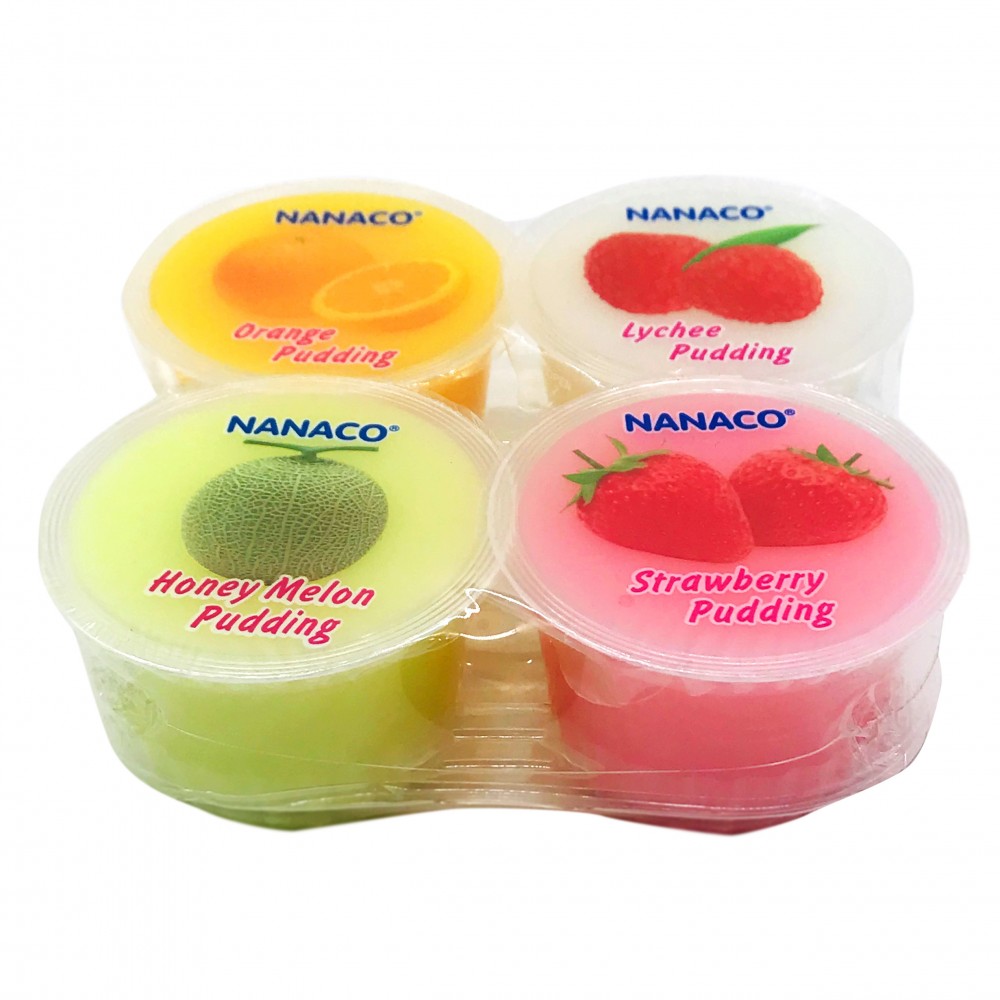 Nanaco Fruity Milk Pudding 4's 432g