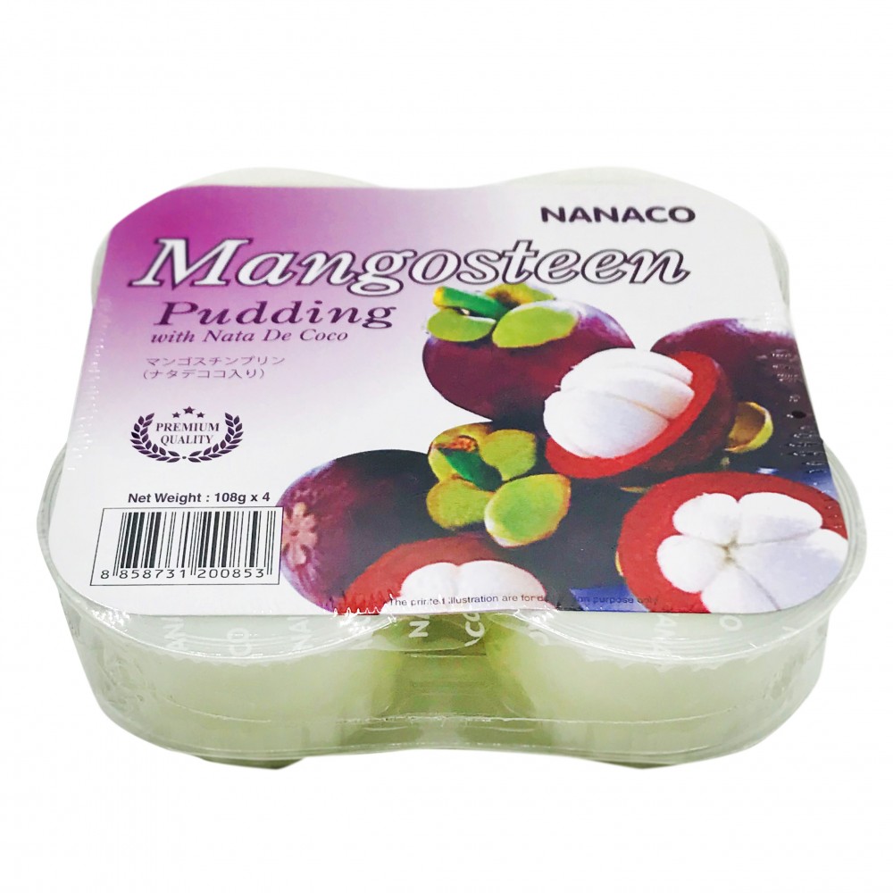 Nanaco Mangosteen Pudding Jelly 4's 432g
